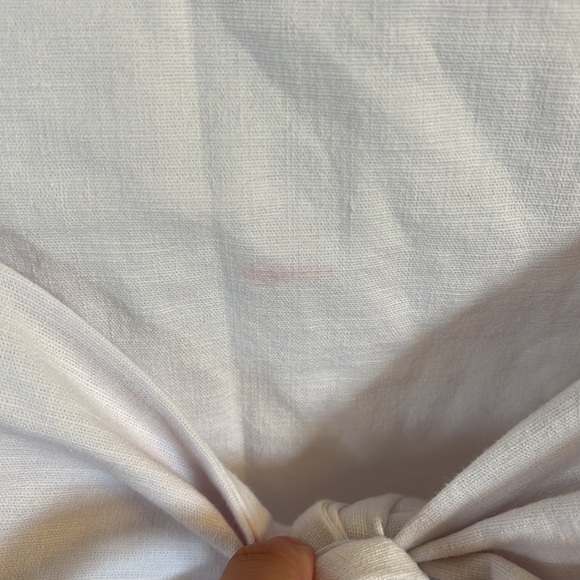 White tie back dress - Picture 3 of 3